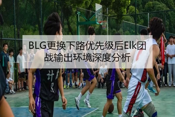 BLG更换下路优先级后Elk团战输出环境深度分析